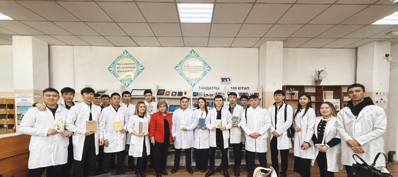 ВжАШЗМ «Кітапханаға  кітап сыйла» акциясына қатысқан «Ветеринария» кафедрасы.